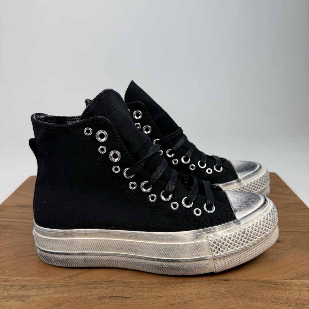 New Womens Converse Chuck Taylor All Star Lift Platform High Punk Shoes Size 6 M